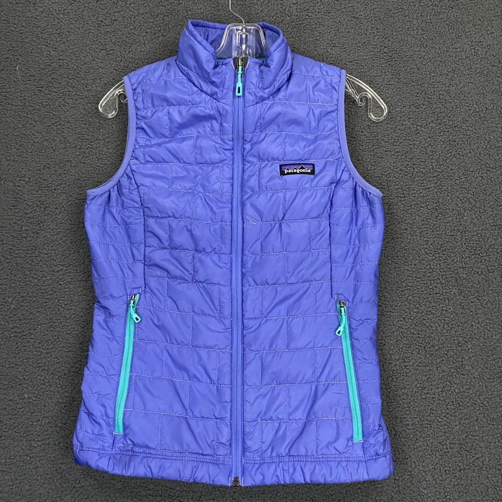 Patagonia Nano Puff Vest Womens XS Periwinkle Insulated Puffer